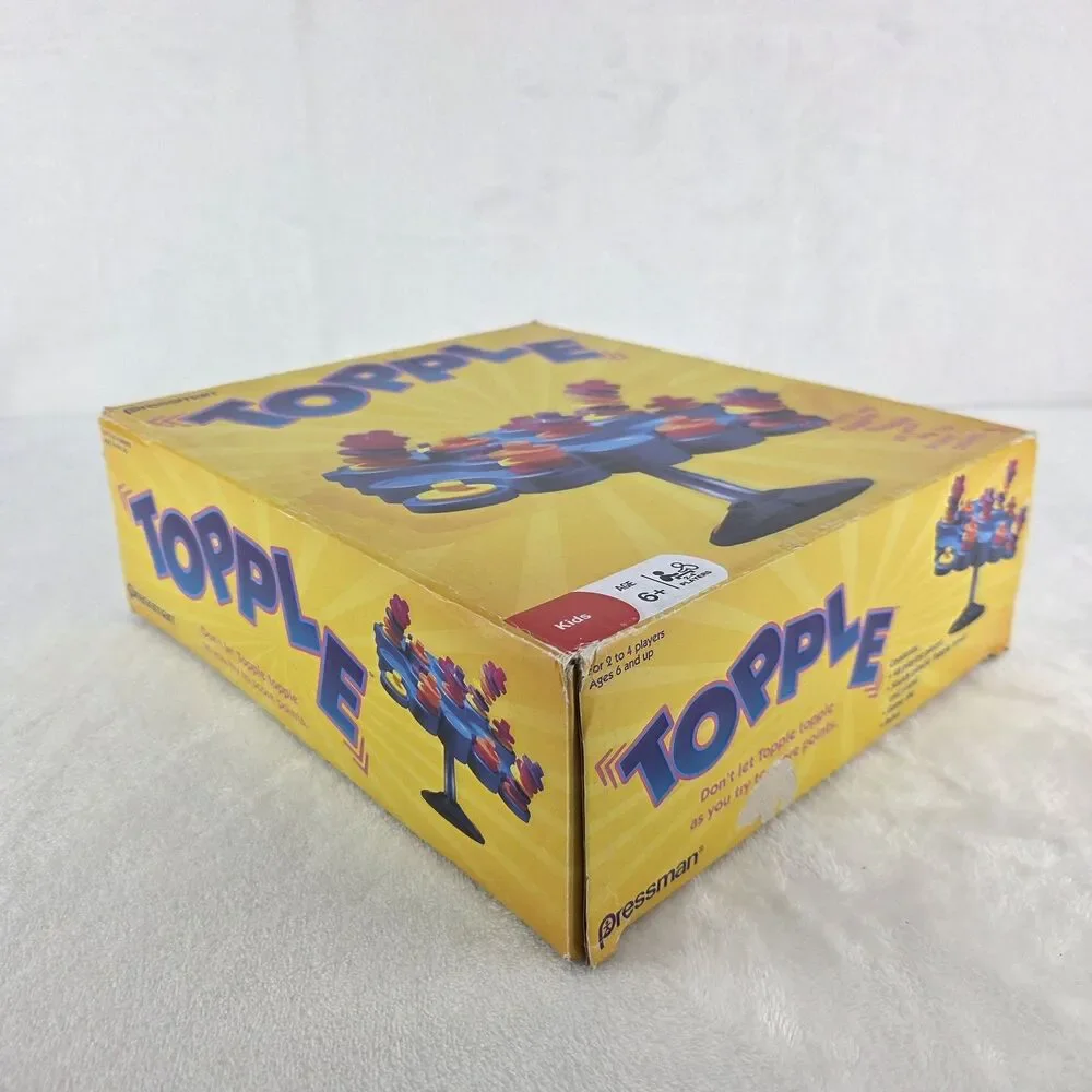 Pressman Topple Game 2009 Complete No Instructions Balance Stacking Game